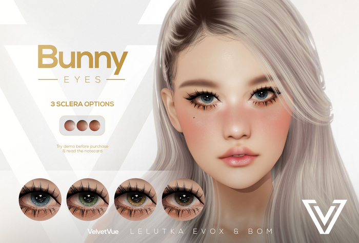 Second Life Marketplace - [ VelvetVue ] Bunny Eyes